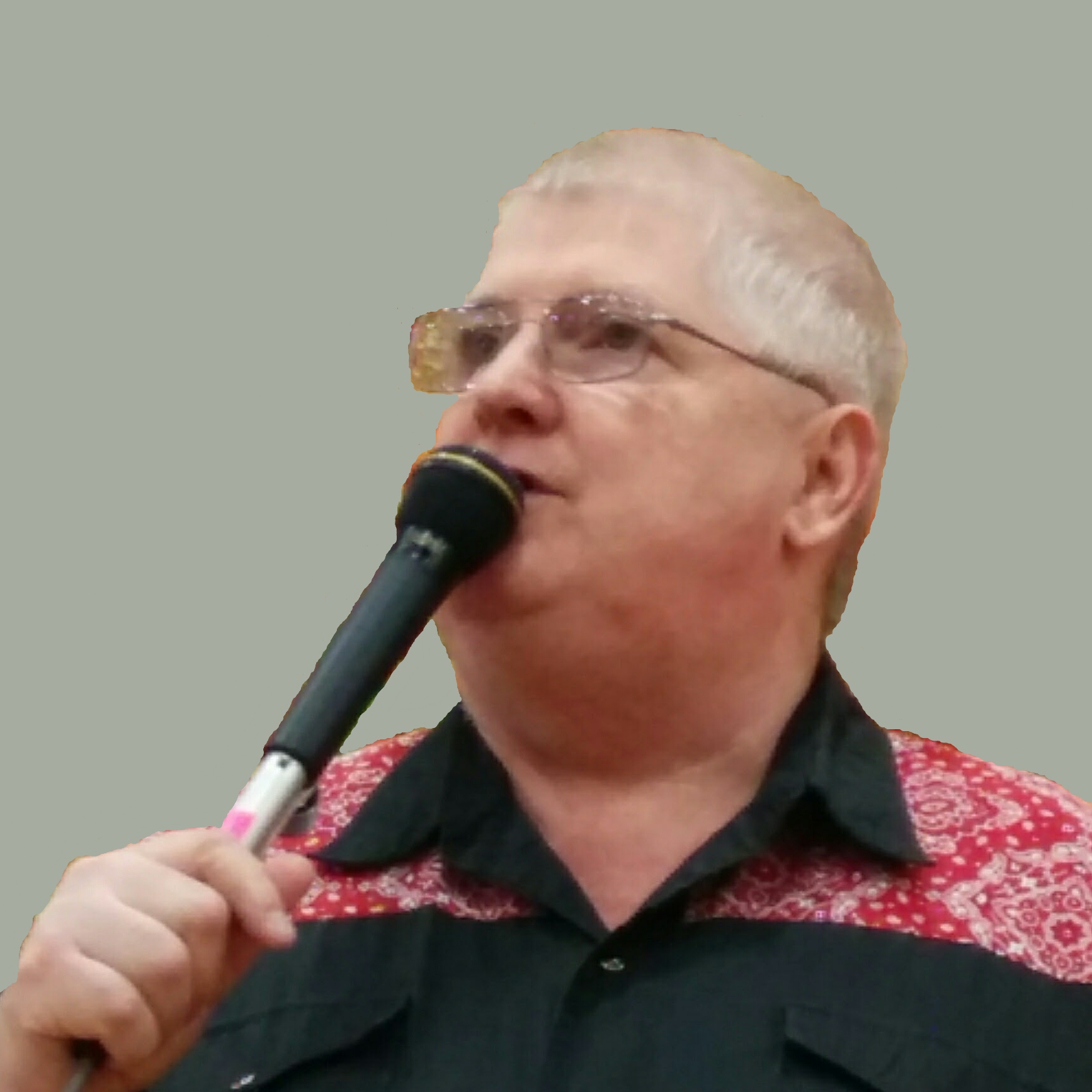 John Corrigan - Caller with Microphone